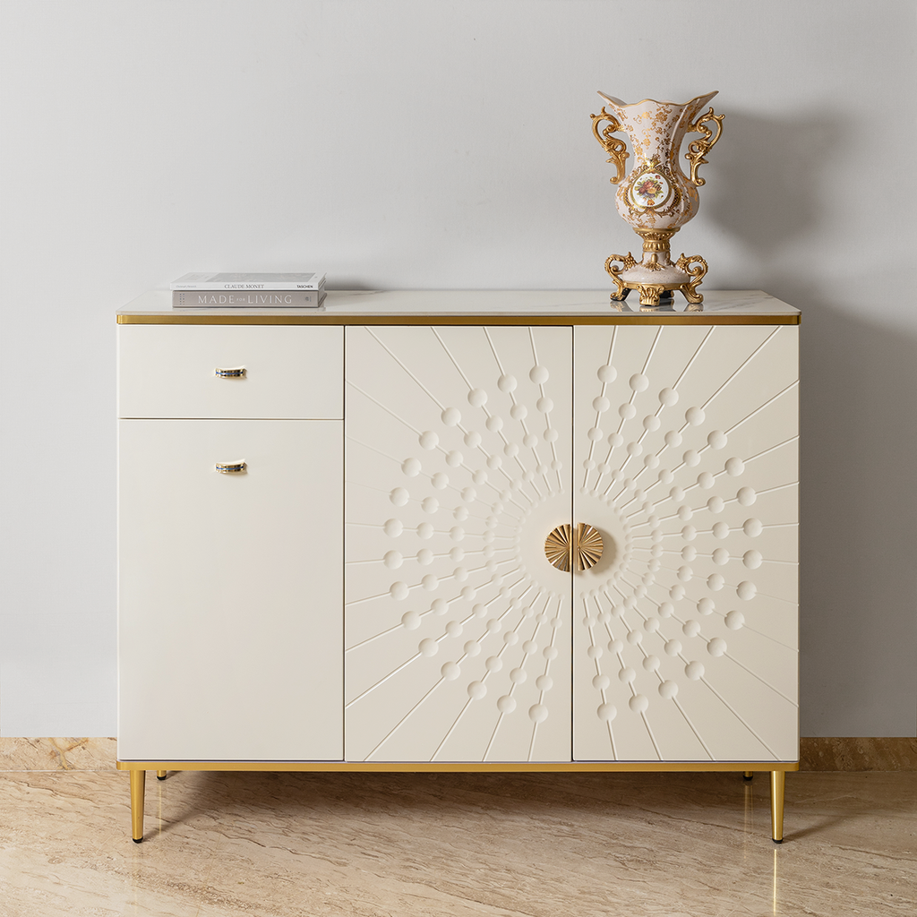 Cosmic Echo Wooden Console Table With Storage For Home & Crockery Storage Cabinet / Crockery Unit