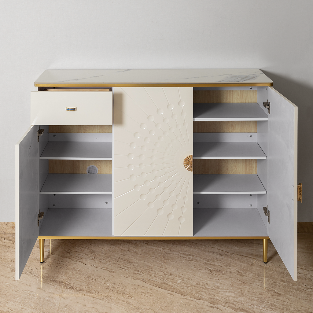 Cosmic Echo Wooden Console Table With Storage For Home & Crockery Storage Cabinet / Crockery Unit