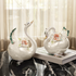 Tranquil Romance Swan Showpiece for Home and Item for Table Decoration