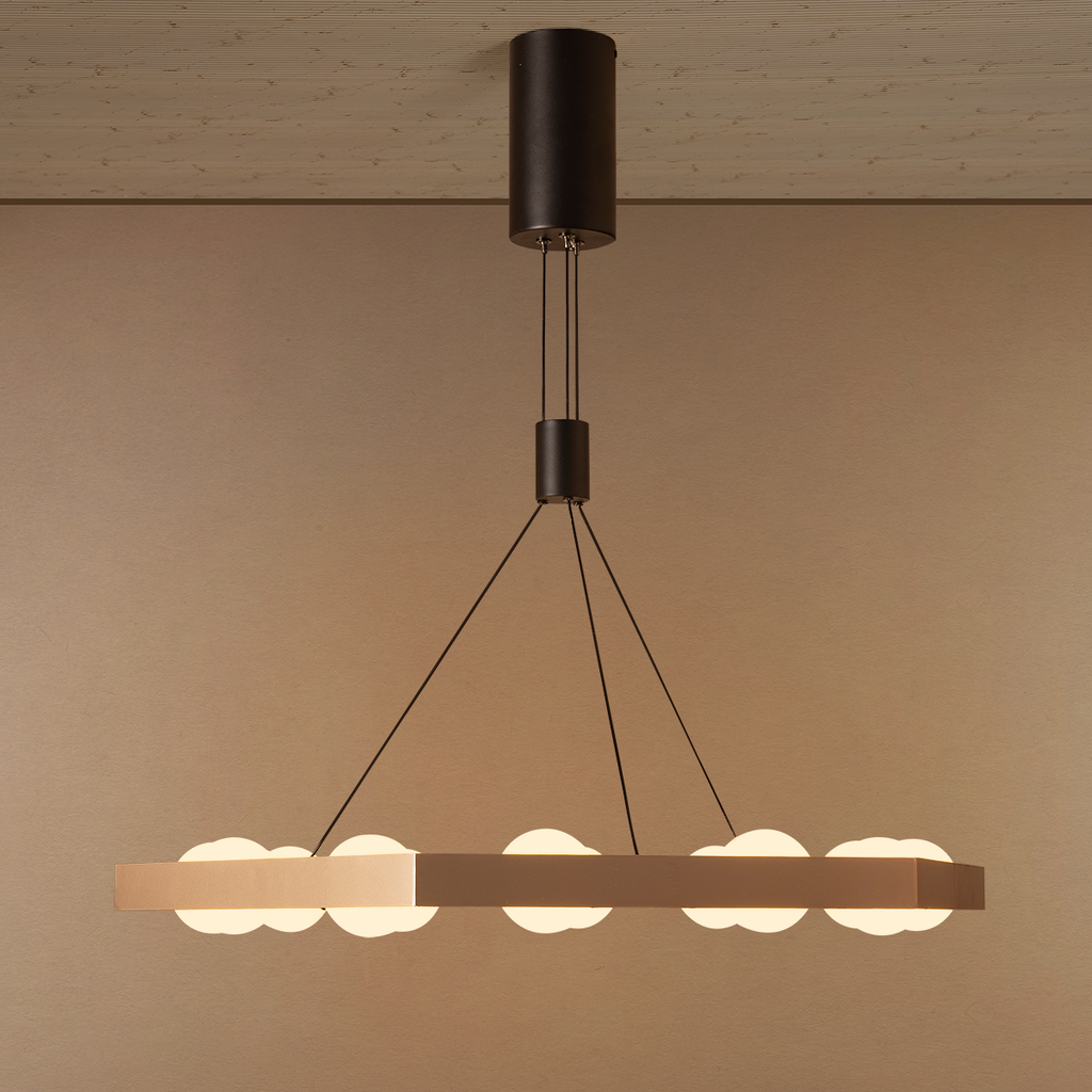 Golden Hour Glow Ceiling Light For Living Room