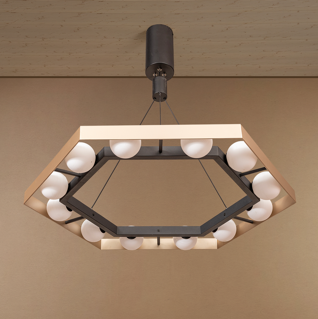 Golden Hour Glow Ceiling Light For Living Room