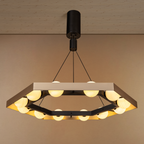 Golden Hour Glow Ceiling Light For Living Room