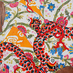 Dragon's Embrace by TITO 100% Hand Wall Painting For Home  (With Outer Floater Frame frame) (35.5 x 47 Inches )