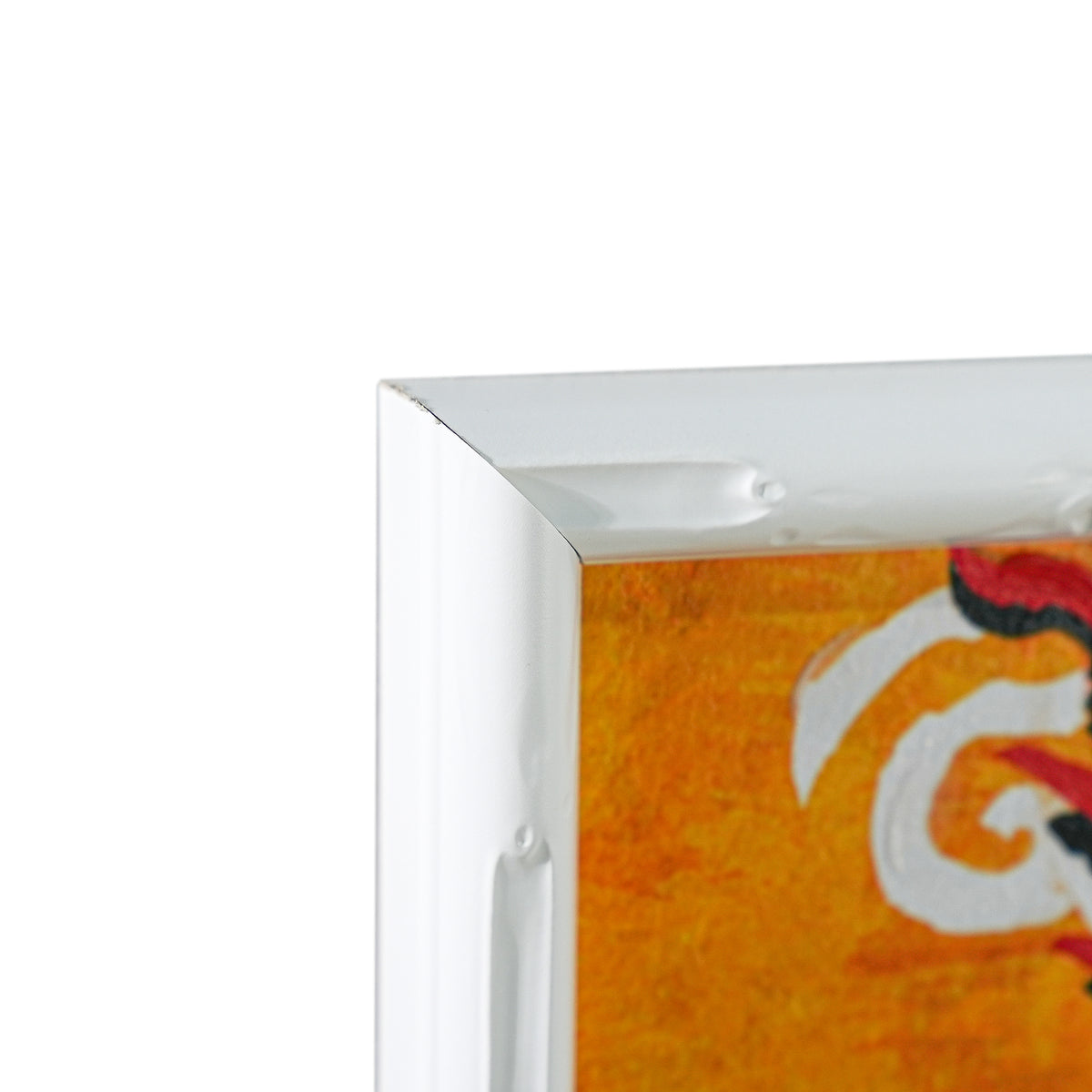 Dragon's Embrace by TITO 100% Hand Wall Painting For Home  (With Outer Floater Frame frame) (35.5 x 47 Inches )