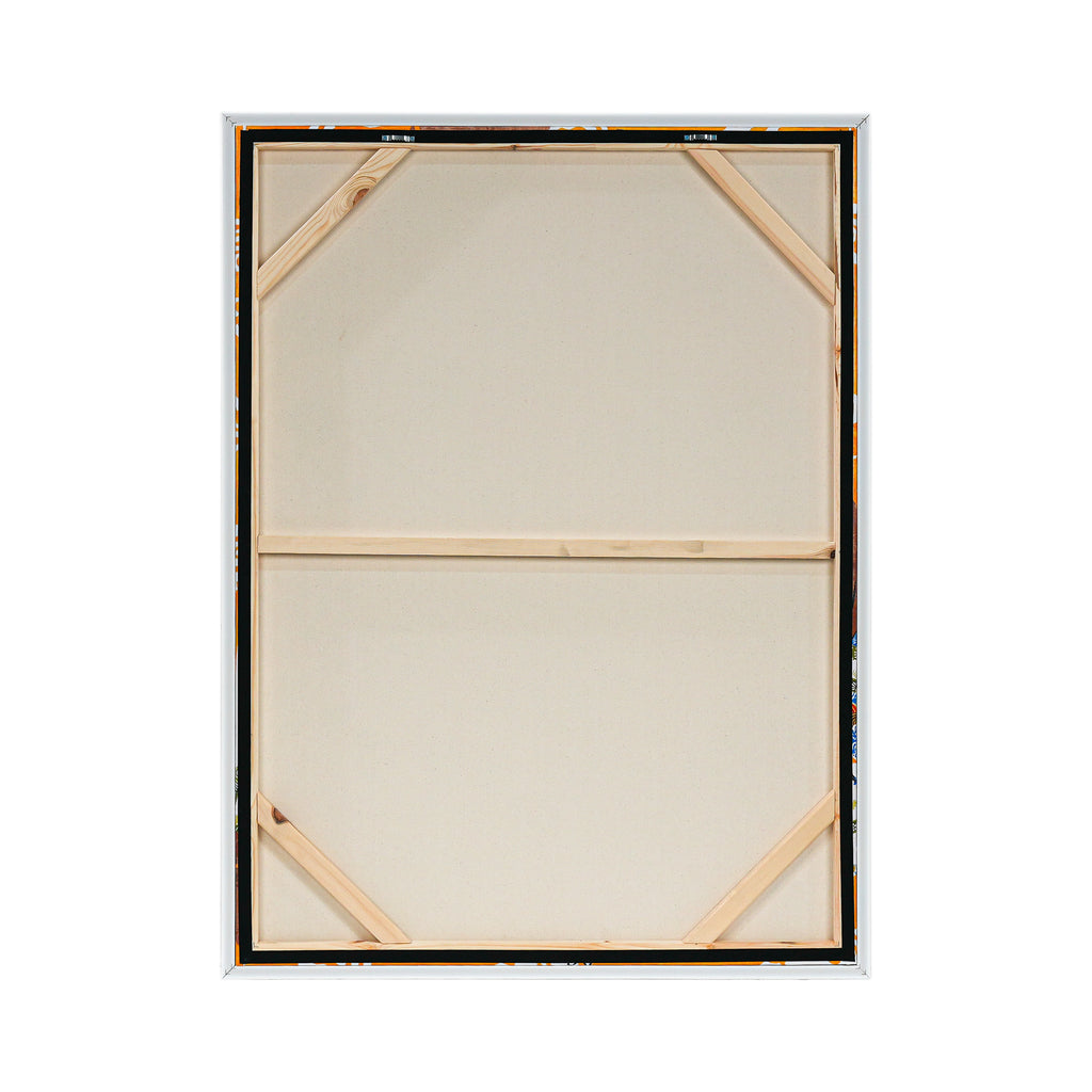 Dragon's Embrace by TITO 100% Hand Wall Painting For Home  (With Outer Floater Frame frame) (35.5 x 47 Inches )