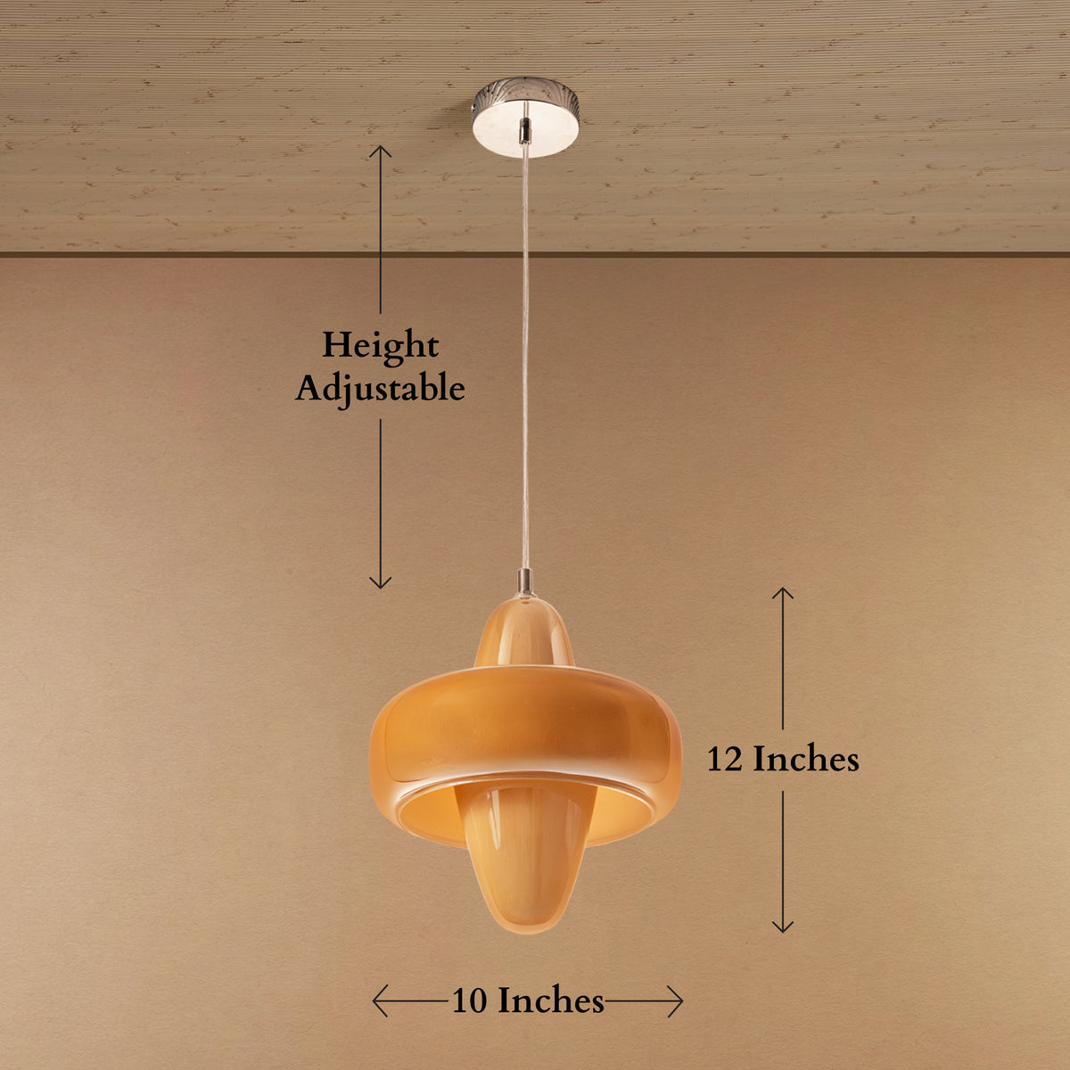 Celeste Amber Ceiling Light For Home & Home Decoration Item