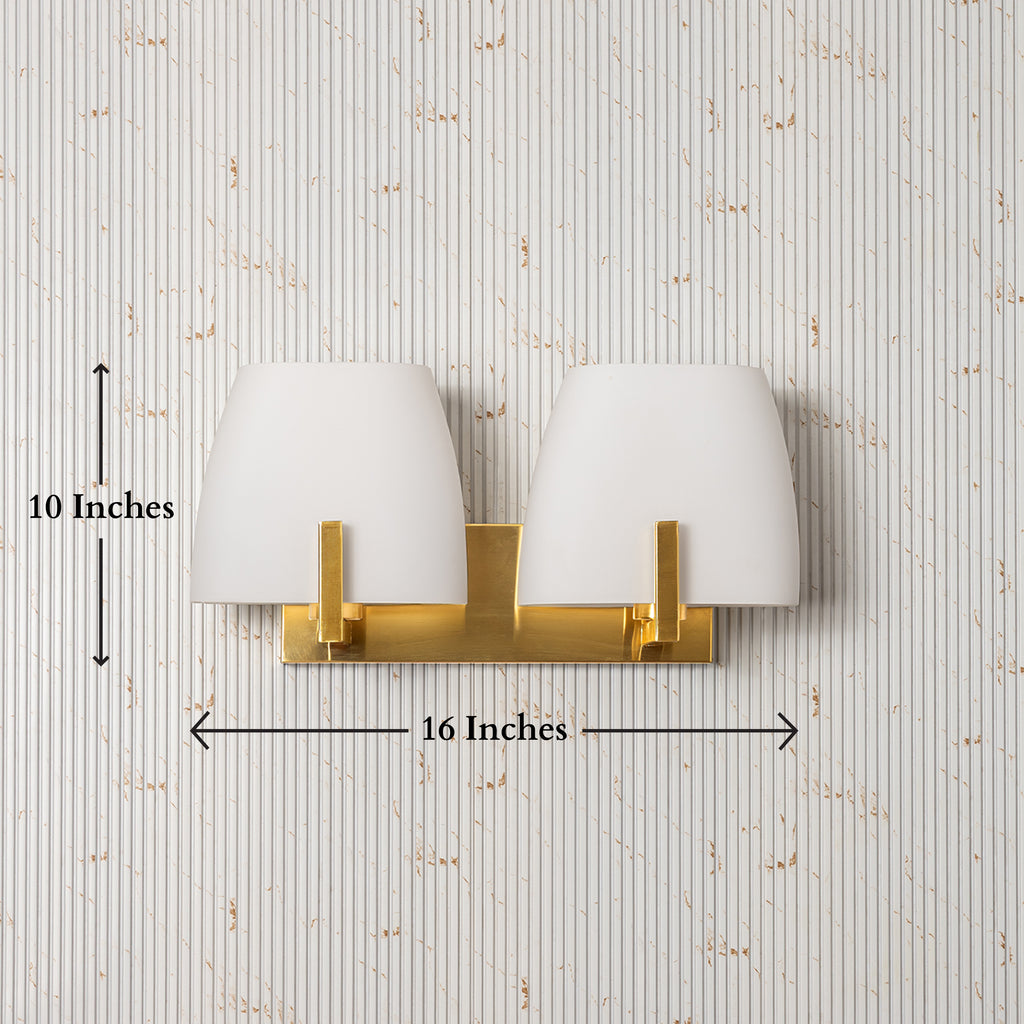 Elite Ember Wall Lights for Home & Item for Wall Decoration - Double Sconce