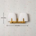 Elite Ember Wall Lights for Home & Item for Wall Decoration - Double Sconce
