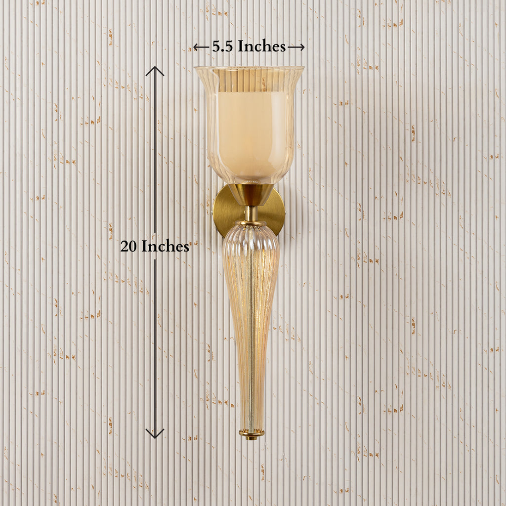 The Elvora Glow Wall Lamp for Home & Item for Wall Decoration - Single Sconce