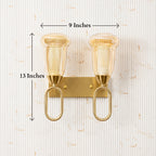 The Veloura Wall Lamps for Home & Item for Wall Decoration - Double Sconce