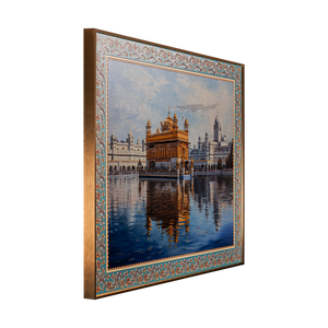 Divine Reflections of the Amritsar Golden Temple Painting For Home