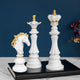 The Prestigious Monarch Chess Showpiece For Living Room - Set of 3(White)