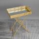 Aurum Delight Side Table & Tray Combo