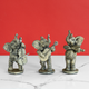 Rhythmic Tuskers Home Decoration Showpiece Set of Three
