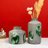Verdant Radiance Decorative Vases and Showpieces - Set of 2