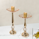 Celestial Glow Table Candle Stand - Set of 2