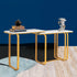 Enchanted Oasis Console Table For Living Room -  Gold (Stainless Steel)