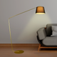 Artisanal Firefly Living Room Arc Floor Lamp