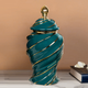 Green Radiance Ceramic Decorative Vase - Big