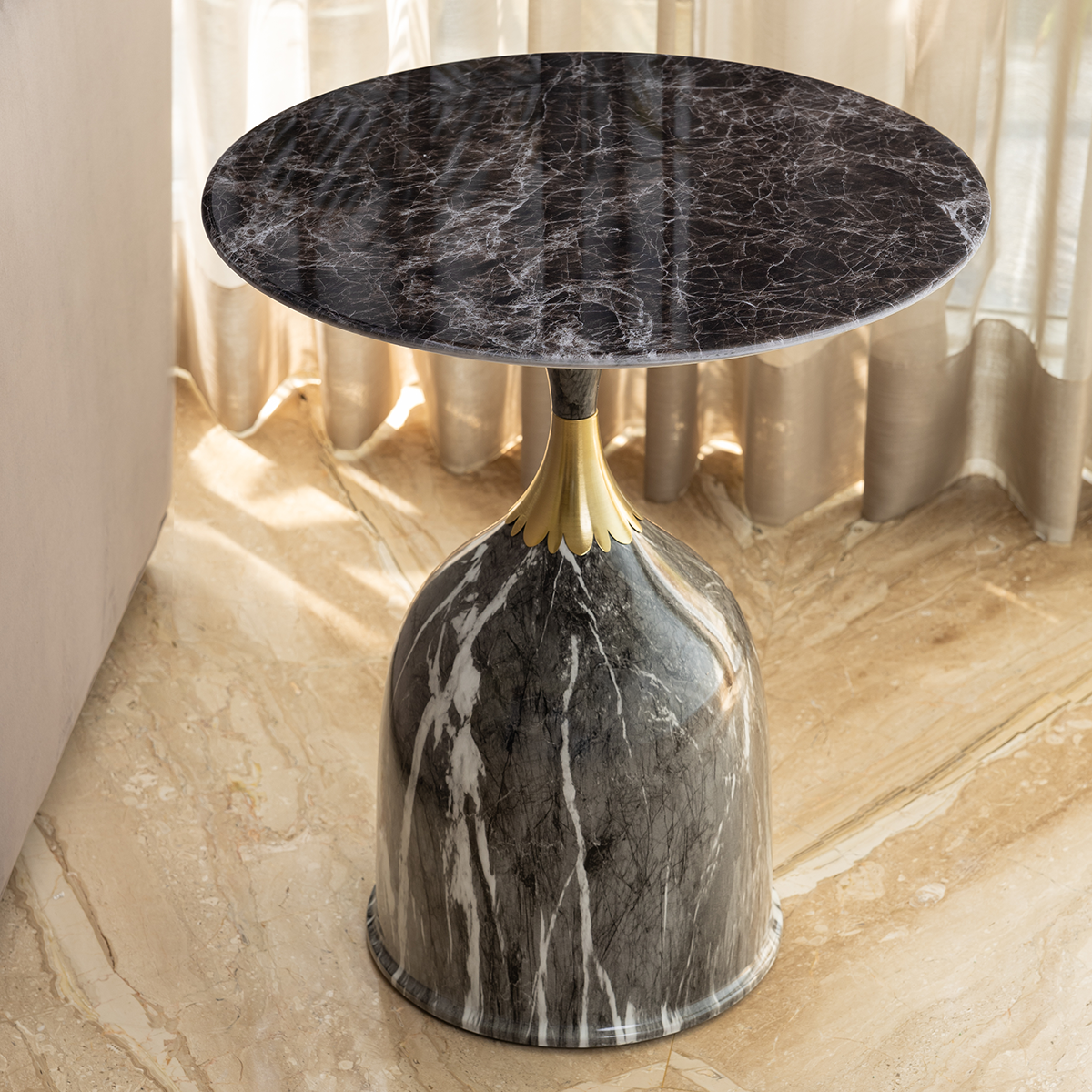 Midnight Splendor Side Table For Living Room