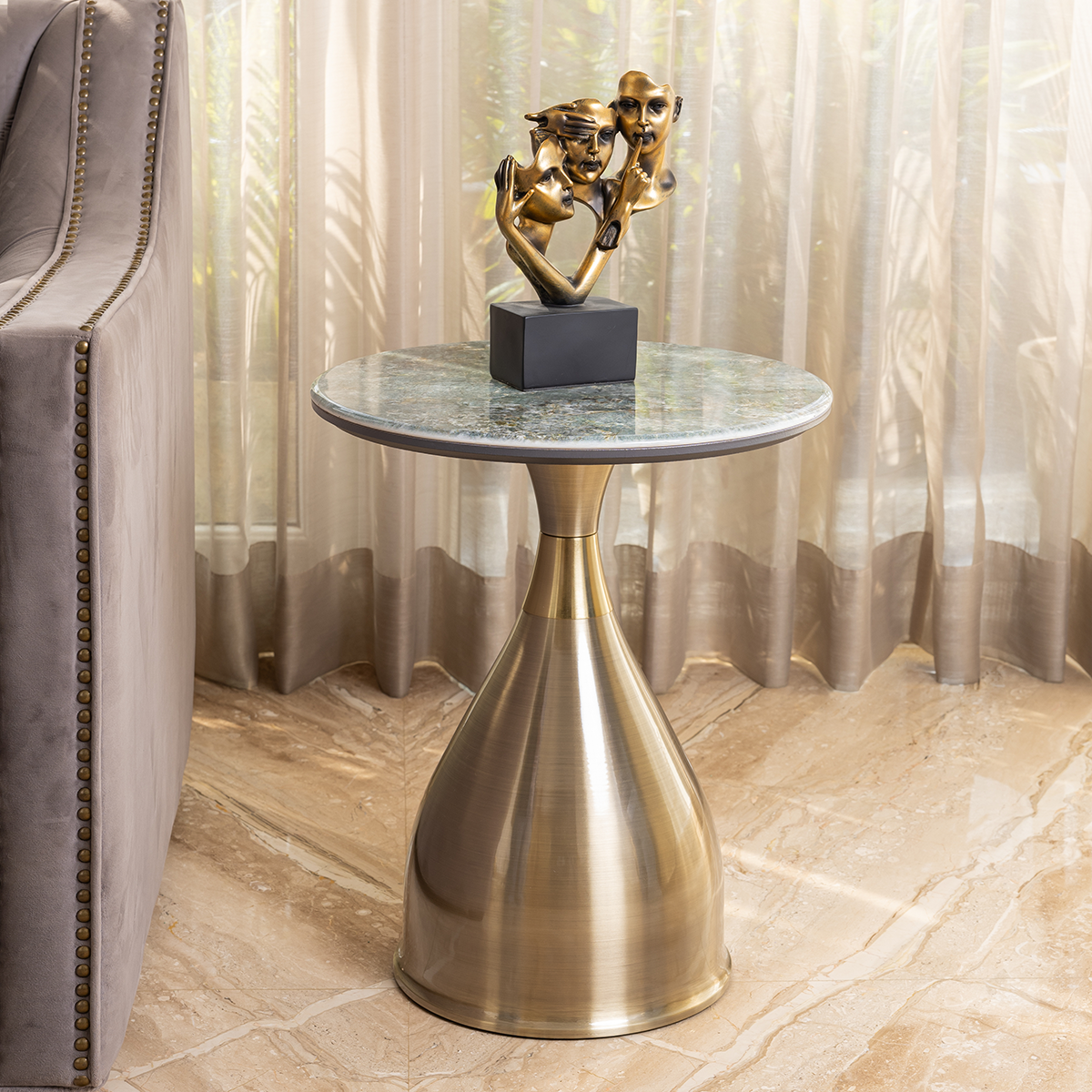Ocean Breeze Side Table For Living Room
