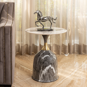 Shadow Luxe Accent Side Table For Living Room