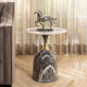 Shadow Luxe Accent Side Table For Living Room