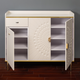 Step Safe Wooden Shoe Cabinet For Home