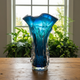 Ocean Flare Handblown Glass Vase & Decorative showpiece