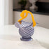 Citrus Ribbon Handblown Glass Decorative Vases and Showpieces