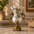 Crestovia Accent Decorative Vase & Showpiece for Home & Item for Home Decoration  - Multicolor Flower