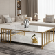 Pinnacle Prestige Coffee Table (Stainless Steel)