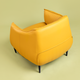 Aureate Accents Lounge Chair - Yellow