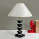 Slique English Stainless Steel Crystal Lamp  with shade