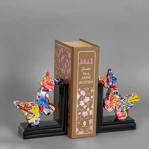 Bibliophile Butterflies Book Ends