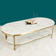 Whispering Essence Gold Coffee Table (STAINLESS STEEL)