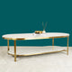 Whispering Essence Gold Coffee Table (STAINLESS STEEL)