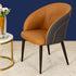 Harmonious Haven Metal Dining Chair - Tan color