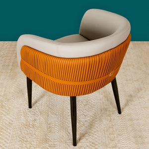 Mountain Comfort Metal Dining Chair - Tan color