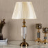 Granada Decorative Base Stainless Steel Crystal Lamp with Shade