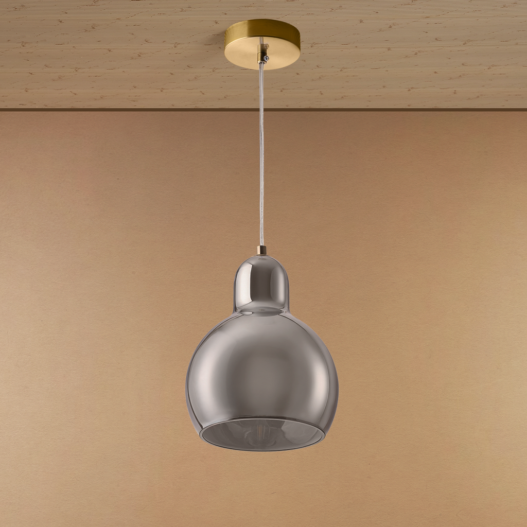 Lumera Globe Pendant Light For Living Room & Home Decoration item -  Grey