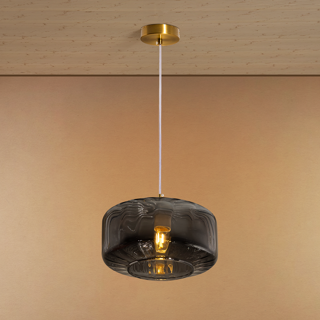 Luxe Prism Ceiling Light For Home & Home Decoration Item - Grey