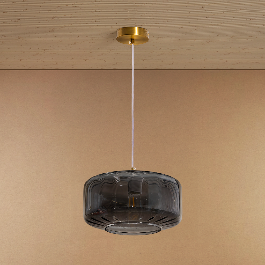 Luxe Prism Ceiling Light For Home & Home Decoration Item - Grey