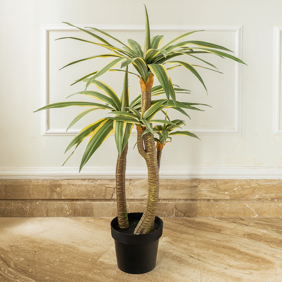 dracaena artificial Refreshing Aura Dracaena Reflexa Artificial Plant (3.5 Feet) (Natural – Dekor Company