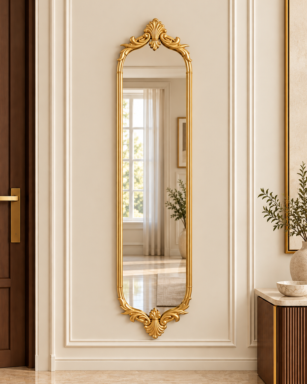Majestic Reflection Designer Wall Mirror For Home & Wall Decoration Item