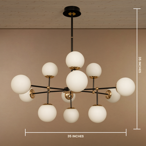 Lumina Orb Symphony Chandelier Light For Living Room - Big
