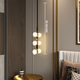 Luminous Pearl Cascade Pendant Light for Living Room