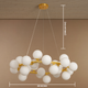 Lustrous Crown Beam Chandelier Light For Living Room - Big
