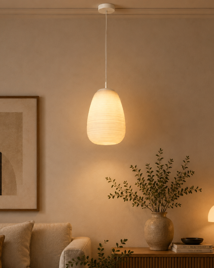 Zen Cocoon Pendant Light For Living Room & Home Decoration item - Big (Italian Designer Collection)