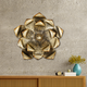 Gilded Harmony Metal Art for Wall - Big